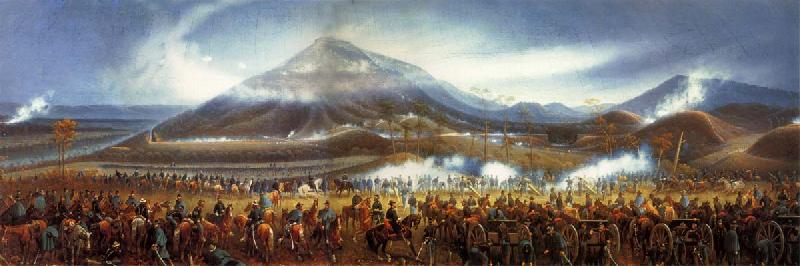 James Walker The Battle of Lookout Mountain,November 24,1863 oil painting picture